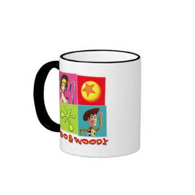 Bo and Woody Disney mugs