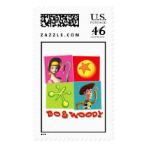 Bo and Woody Disney postage