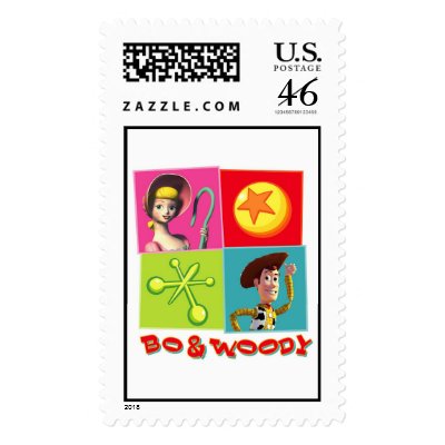 Bo and Woody Disney postage