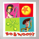 Bo and Woody Disney posters