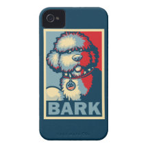 BO el perro, "ESPERANZA divertida de Obama " Case-Mate iPhone 4 Carcasas