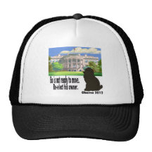 Bo Is Not Moving Re-elect His Owner Obama 2012 Trucker Hat