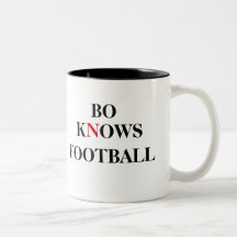 BO KNOWS FOOTBALL MUG