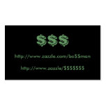 Bo$$ Man, Business Cards business cards