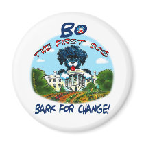 Bo Obama "Bark for Change!" Magnet