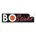 BO Stinks bumper stickers