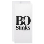 BO Stinks rack cards