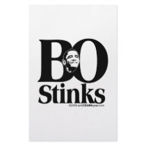 BO Stinks stationery