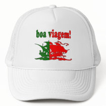Boa Viagem - Good Trip in Portuguese - Vacations Mesh Hats