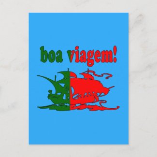 Boa Viagem - Good Trip in Portuguese - Vacations postcard