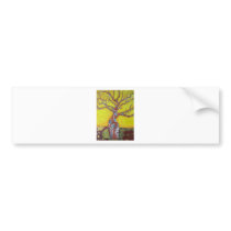 Boab tree Bright Bumper Sticker