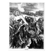 Boadicea Inciting the Iceni against the Romans Post Card