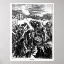 Boadicea Inciting the Iceni against the Romans Posters