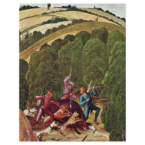 Boar Hunt By Frueauf D. J. Rueland (Best Quality) Custom Flyer