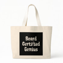 Board Certified Genius Gifts Canvas Bag