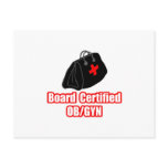 Board Certified OB/GYN Post Card