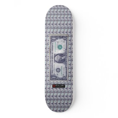'Board full of dollars' Skate Deck by PeterCulley