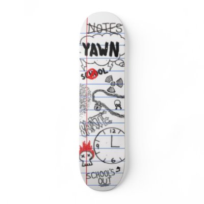 Board in School Skate Board Deck by GenericScreenName