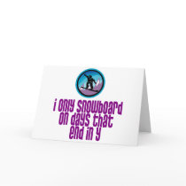BoardChick Days Greeting Card