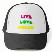 BoardChick Live Love Board Mesh Hat