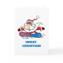 BoardChick Santa Merry Christmas Greeting Cards