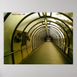 Boarded-up Pedestrian Tunnel, Manchester, UK Print