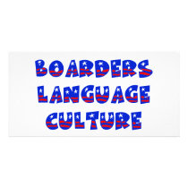 Boarders Language Culture photo cards