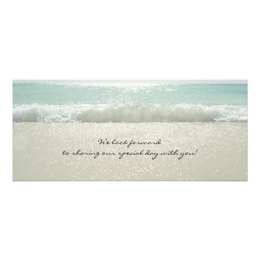 boarding pass beach waves wedding invites & RSVP