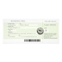 Boarding Pass Invitations