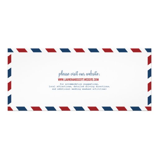Boarding Pass Nautical Airmail Ticket Invitation