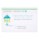 Boarding Pass RSVP Card Invitations