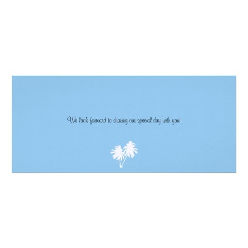 Boarding Pass to Puerto Rico Wedding Personalized Invitations