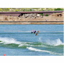 Boarding Water Surfing photo sculptures