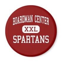 Boardman Center - Spartans - Middle - Youngstown Fridge Magnet