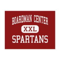 Boardman Center - Spartans - Middle - Youngstown Post Card