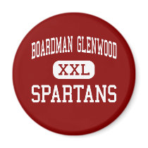 Boardman Glenwood - Spartans - Middle - Youngstown Refrigerator Magnets