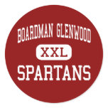 Boardman Glenwood - Spartans - Middle - Youngstown stickers