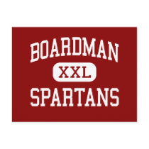 Boardman - Spartans - High School - Boardman Ohio Postcard