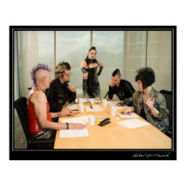 Boardroom Punks Poster posters