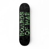 Boards Of War Black and Green Camo Logo Deck skateboards by BoardsOfWar Boards Of War Black and Green Camo Logo Deck skateboards