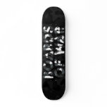 Boards Of War Black and White Camo Deck Skate Boards