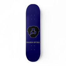 Boards Of War Blue Nuke Logo Deck Skate Board