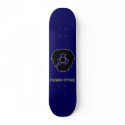 Boards Of War Blue Nuke Logo Deck skateboards