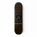 Boards Of War Brown Nuke Logo Deck skateboards by BoardsOfWar Boards Of War Brown Nuke Logo Deck skateboards