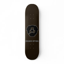 Boards Of War Brown Nuke Logo Deck skateboards by BoardsOfWar Boards Of War Brown Nuke Logo Deck skateboards