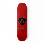Boards Of War Red Nuke Logo Deck Skate Board