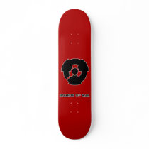 Boards Of War Red Nuke Logo Deck Skate Board