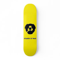 Boards Of War Yellow Nuke Logo Deck skateboards
