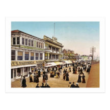 Boardwalk at Atlantic City 1900 Post Card
