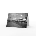 Boardwalk at Night Blank Greeting Card